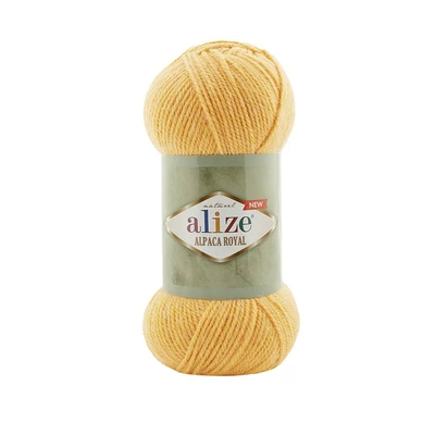 Włóczka Alize Alpaca Royal New - 423 Żółty