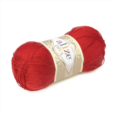 Włóczka Alize Diva - 37 / POMARAŃCZOWY