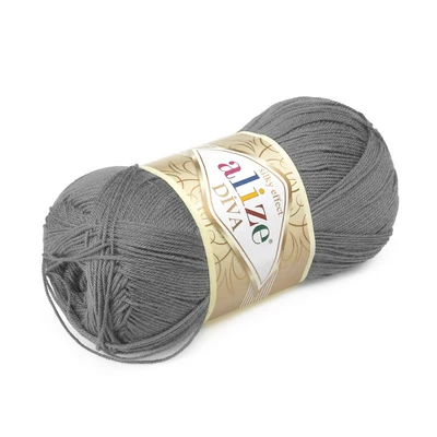 Włóczka Alize Diva - 87 / SZARY