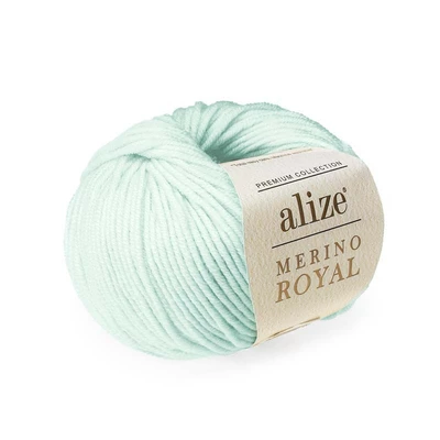 Włóczka Alize Merino Royal - 522 / JASNY MIĘTOWY