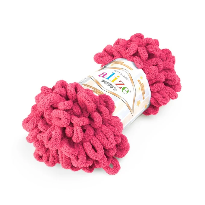 Włóczka Alize Puffy  - 149 / FUKSJA