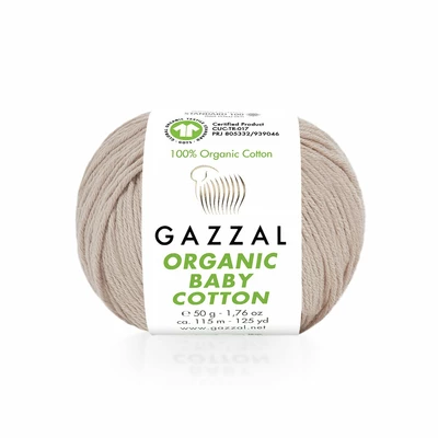 Włóczka Gazzal Organic Baby Cotton 16 brudny róż